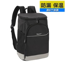 Double shoulder thick backpack outdoor refrigerator ice bag picnic bag large insulation bag waterproof delivery box portable
