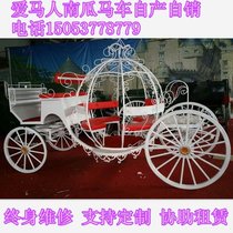 European-style tourism sightseeing pumpkin Princess scenic spot guest Royal Hotel exhibition Club wedding can be electric carriage