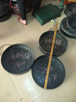 Bronze old gongs old gongs Lions lion dances high sides flat bottom rings gongs drums folk percussion instruments