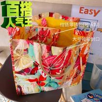 2020 minimalist portable travel storage bag waterproof portable female shopping bag Super cartoon holiday environmental protection