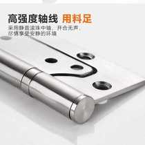 Stainless steel bearing room interior door leaflet 4 inch hinge 5 inch hinge lotus leaf free slotted child mother door hinge