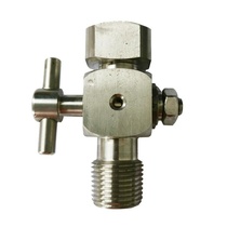 Copper stainless steel three-way cock inner and outer wire pressure gauge plug valve 20*1 5 * ZG1 2 pressure gauge valve Peisong