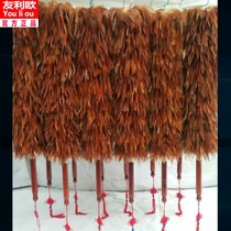 Pure handmade real feather duster household dust Zen retractable non-hair car old-fashioned dust blanket