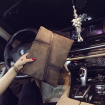 New envelope package file package tide package retro Korean mens clutch bag business leisure trend clutch bag men