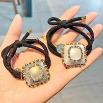 South Korea Dongdaemun trend gathering ground square Pearl Rhinestone temperament elegant hair ball head travel headgear
