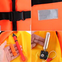 Firefighter life jacket large buoyancy special flood control flood control inflatable inflatable scarf vest foam