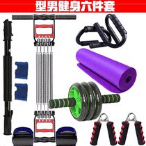 Durable home fitness set mens equipment indoor mens hand stick built abdominal thruster elastic mens and womens bench push waist and abdomen