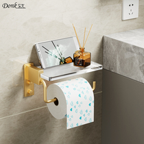 Toilet paper holder light extravagant toilet paper rack wall-mounted acrylic rubbed hand towels box free of perforated toilet paper towels