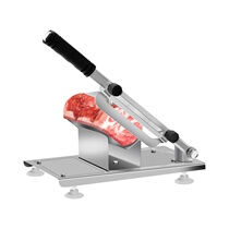 Lamb roll slicer household meat slicer Chinese herbal medicine small manual rice cake knife fat beef frozen meat planing meat artifact