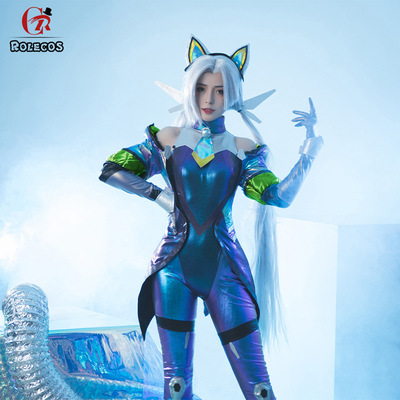 FM-Anime – League of Legends Star Guardian Jinx Skin Cosplay Costume  Accessories