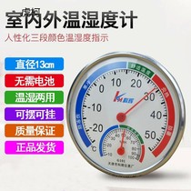 Breeding plant with dry and wet thermometer hygrometer Chicken coop pig coop Household indoor vegetable greenhouse temperature and humidity display
