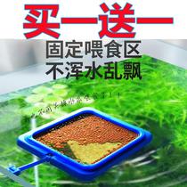 Fish tank fixed-point suspension feeder Peacock tropical aquarium fish food small fish feed feeding ring shrimp feeder