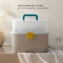 Baby bottle containing box Drain Shelf Baby Laying bottle cutlery containing cartridge lid Dust-proof airing Large capacity