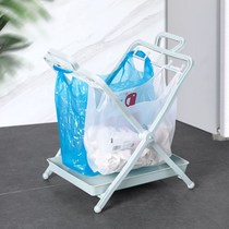  Garbage bag bracket hook garbage rack New folding garbage rack with tray garbage bag hanger portable garbage