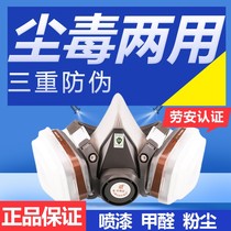 Gas mask dust mask protective dust paint electric welding chemical gas pesticide special full face