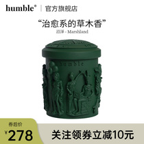 humble Parthenon scented candle fragrance gift box sculpture style to help sleep and calm the god with hand gift 135g