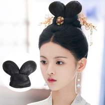 Hanfu hair accessories ancient costume long Anno with hair bun wig bag antique headdress fairy styling accessories girl pair clip
