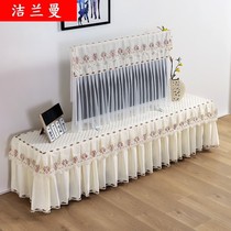 TV cover Dust cover cover Fabric rectangular TV cabinet cover hanging 55 inch 60 inch curved LCD TV cover