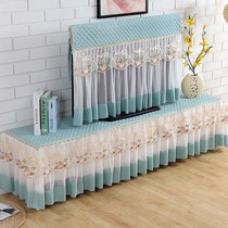 TV cloth dust cover TV dust cover hanging cover cover dust cover light luxury art motor anti-screen anti-smashing platform