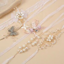 Bride wrist flower Bridesmaid wedding sister group hand wreath hand gift Sen Department small fresh Soo Wo wedding Han