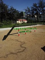 Troops 400 m obstacle outdoor expansion physical training equipment 400 m obstacle wall ladder single Wood low pile net