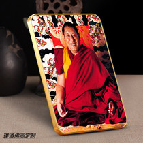 Customized French King Ruyi Bao Portrait King Jin Mei Pengtso Tibetan Buddhist painting Tantric Buddhism
