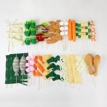 District Character Material Home Kindergarten Hot Pot Restaurant Mala Hot Food Barbecue District Character Doll Material Restaurant Shop