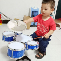 Large childrens toy drum set beginner beat baby kid jazz drum musician Guitar puzzle early education