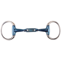 French three-section armature O-type blue iron horse chewers mouth Loch harness 8209109