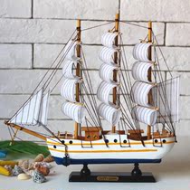 Sailing Ship Model Decor Nautical Sail Ship Sailboat Vintage