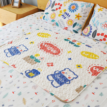 Small bedding pure cotton washable baby with baby physiological period bed uplaid cushion quilted by mattress Summer universal children