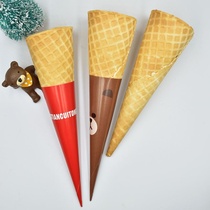 Original sample 16 ° big crispy tube ice cream crispy egg cone motorcycle crispy egg cone cone cone cone honey snow ice city