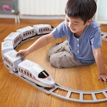 High-speed rail train toy with track set puzzle subway simulation rail baby children birthday boy track