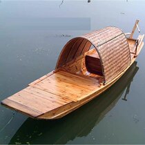 Hand-rowed boat resort China Waping Boat Waping Boat Special Shot Water Village Craft Outdoor