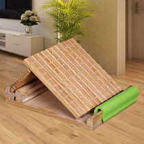 Stretching board oblique pedal solid wood household stretching artifact folding stool thin leg stretching massage