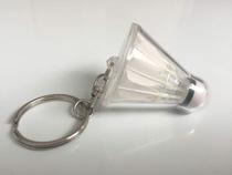 High-end jewelry badminton section Dimas pendant three sports feather pendant keychain mini natural