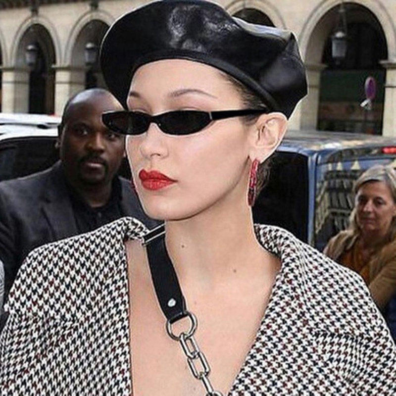 Vintage Rectangle Sunglasses Women Cat Eye Designer Ladies