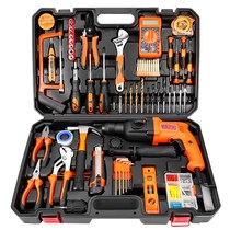 Manual combination household tool set hardware set set electrician woodworking repair tool box electric drill combination