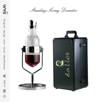 Net red rotating tumbler top crystal red wine decanter household light luxury high-end wine decanter pot