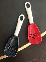  Multifunctional grinding and mashing colander Baby supplementary food mashed potatoes pressing household cooking spoon 2021 new kitchen filter