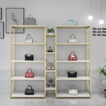 Shoe Rack Show Rack Shoes Shop Gold Shelf Womens Clothing Store Bags Shelving Store Multilayer Shoe Bag Display Rack Zhenan