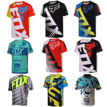 FOX downhill suit custom summer short-sleeved mens large size road bike riding suit cross-country motorcycle racing suit