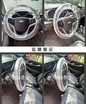 Car repair beauty disposable plastic belt rubber band handle 100 disposable steering wheel cover car