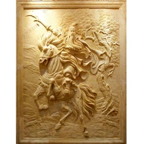 Sandstone relief mural European resin sculpture living room TV sofa background wall decoration villa outside e Wall floating