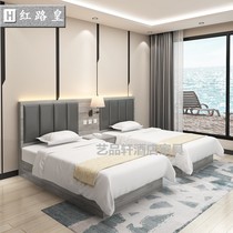 Soft Bag Intertender Hotel Furniture Custom Bedside Single Bed Economy Type Apartments Rental House Full Suite Guest Rooms
