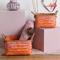 Bamboo storage basket dirty clothes basket woven basket storage basket bamboo toy storage