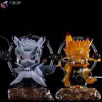 Naruto GK six-way belt earth fairy Naruto COS Pikachu hand-made model gift set