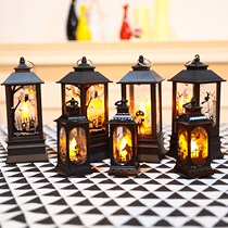 Halloween decoration hanging lights desktop ornaments bar atmosphere props haunted house horror scene decoration props