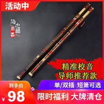 (Rhyme of the Sea) Professional Zizhu Xiao Double Section Eight-hole Xiao F Tuning Dong Xiao G Tuning Beginners Examination Grade Xiao Sending Course
