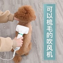 Pet hair dryer brushed one pet hair pulling artifact wind comb dog hair dryer integrated hair dryer